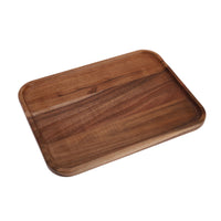 Vague Rectangular Acacia Wooden Tray 40 cm - Al Makaan Store