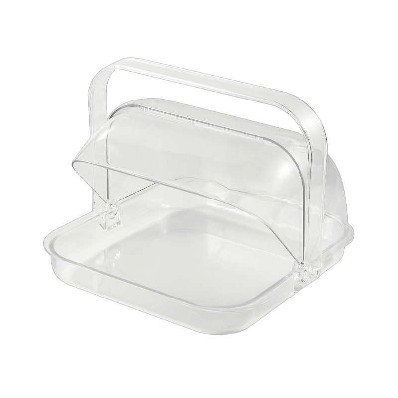 Vague Square Acrylic Candy Box with Handle