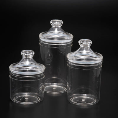 Vague Acrylic Transparent Long Clear Jar