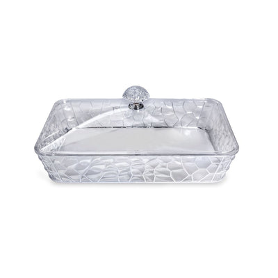 Vague Rectangular Acrylic Candy Box with Cover