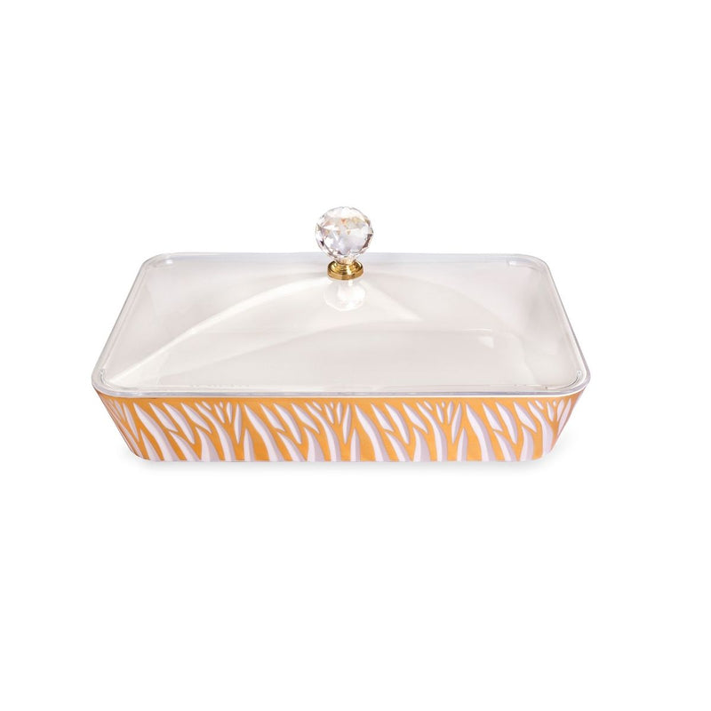Vague Rectangular Acrylic Candy Box with Cover