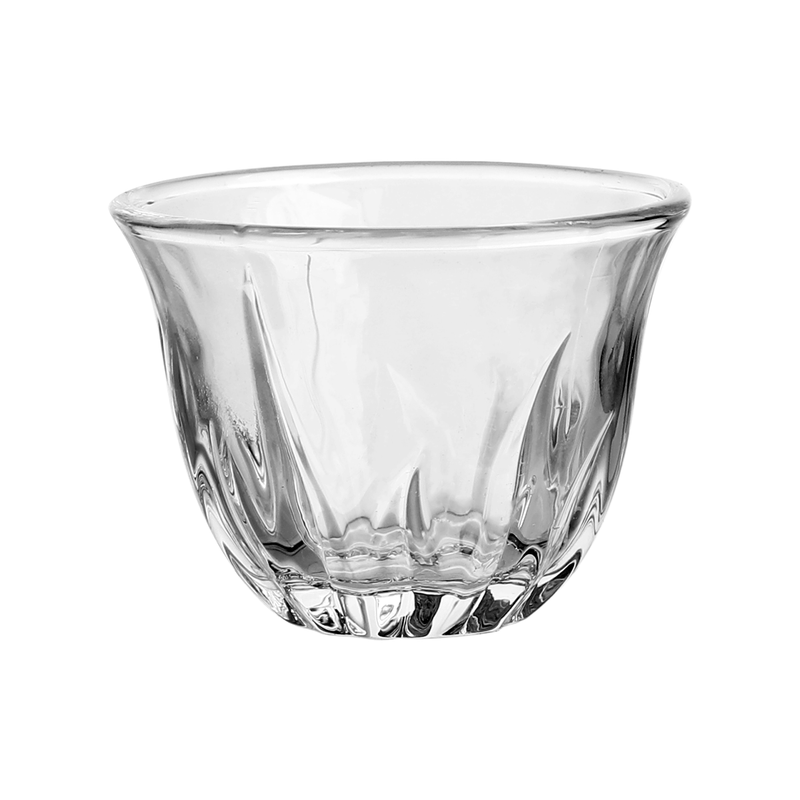 Vague Tide Twist 6 Pcs Glass Cawa Cup 60 ml Set