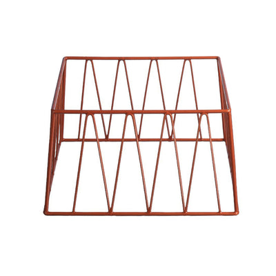 Vague Medium Red Copper 1/2 GN Rectangular Display Stand Riser
