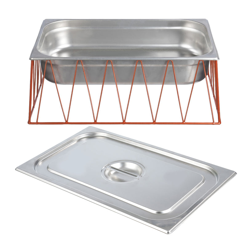 Vague Medium Red Copper 1/1 GN Rectangular Display Stand Riser