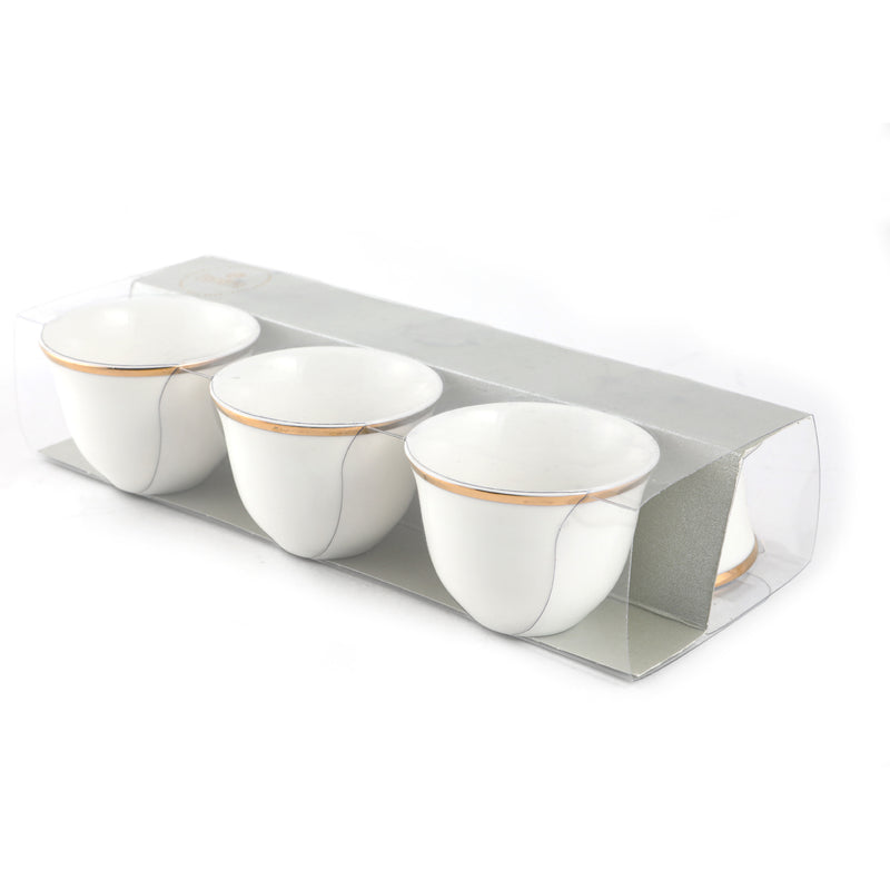 H.P Ivory Cawa Cup Set Pvc/6 D11