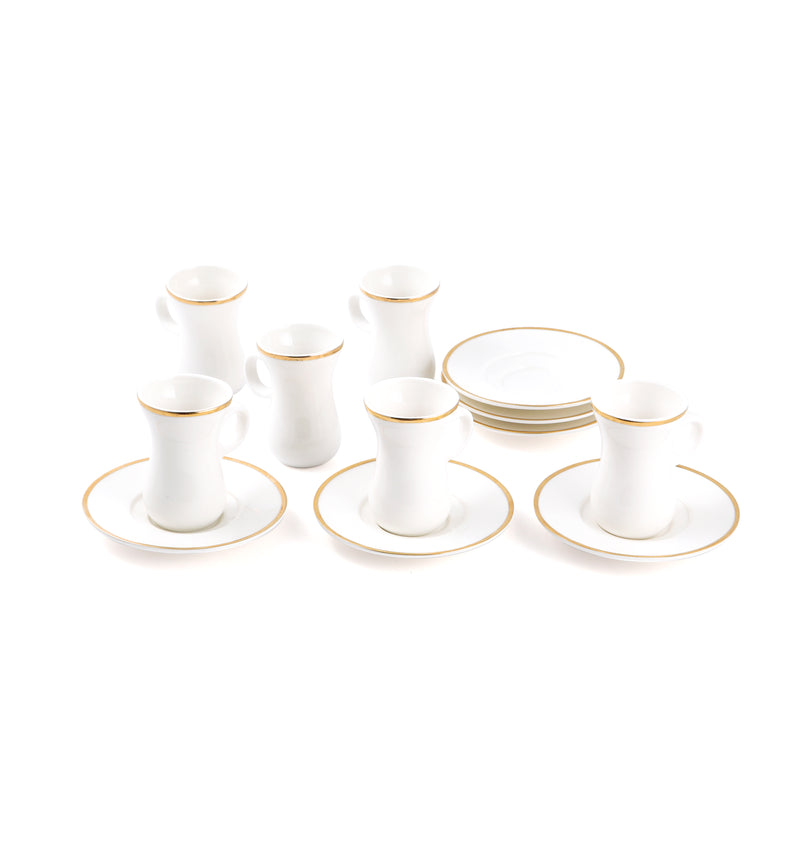 Porceletta Ivory Porcelain Coffee Cup & Saucer 80 ml D11