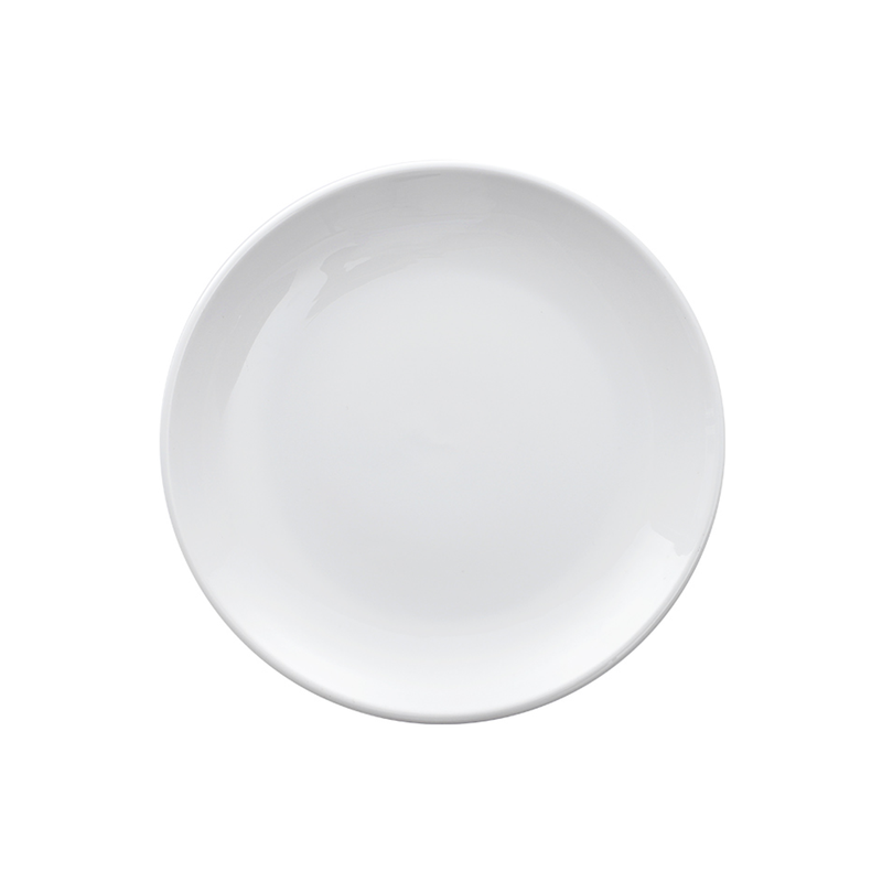 H.P Ivory / 7" Rimmed Think Plate
