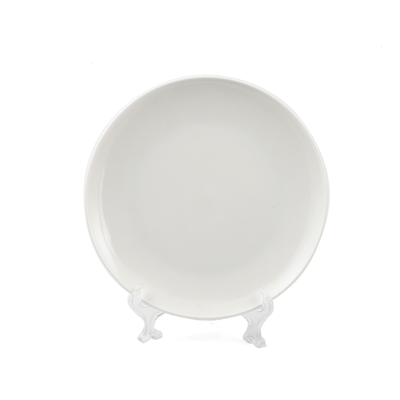 H.P Ivory / 7" Rimmed Think Plate