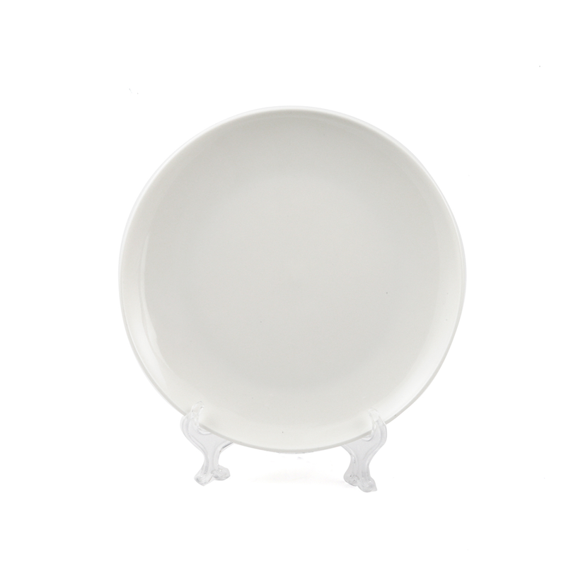 H.P Ivory / 7" Rimmed Think Plate