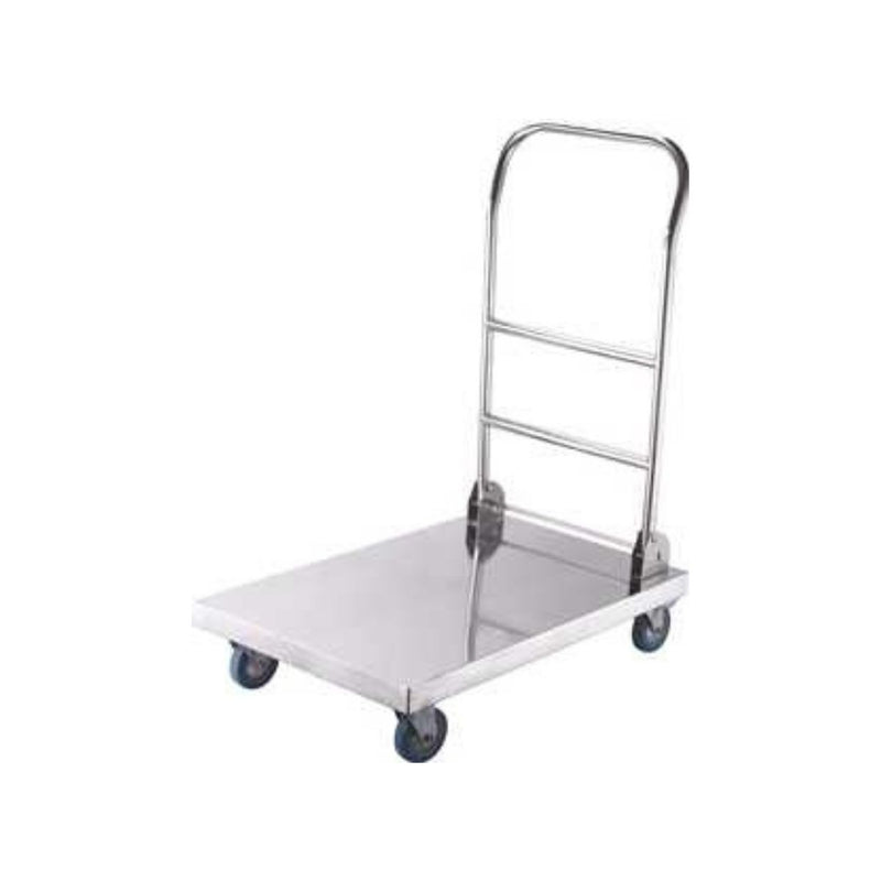 Vague Stainless Steel Foldable Flat Cart 82 cm