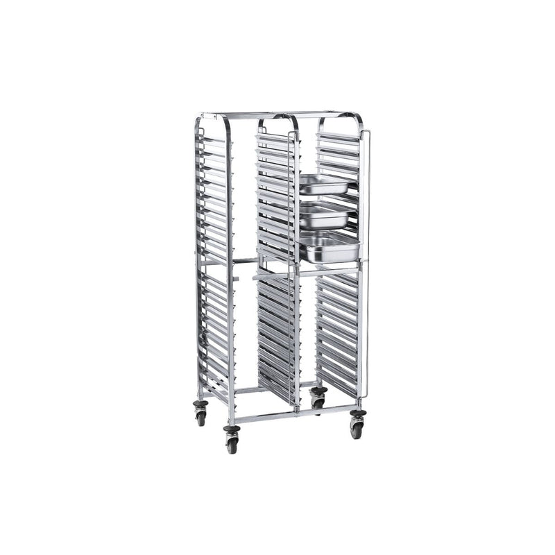 Jiwins 32 Piece 1/1 GN Pan Double row rack trolley 74 x 55 x 173 cm - Al Makaan Store