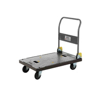 Jiwins Grey Stainless Steel Heavy-Duty Platform Trolley, 300 kg - Al Makaan Store