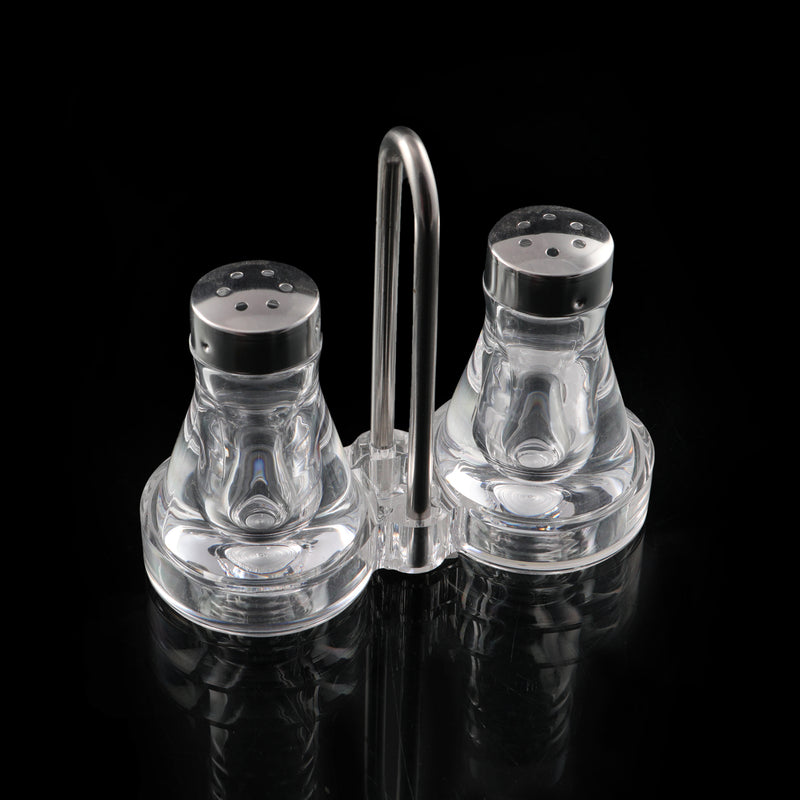 Acrylic Salt & Pepper Silver