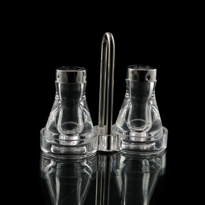 Acrylic Salt & Pepper Silver