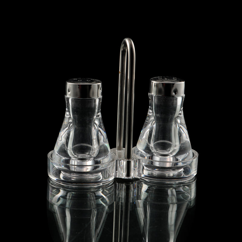 Acrylic Salt & Pepper Silver