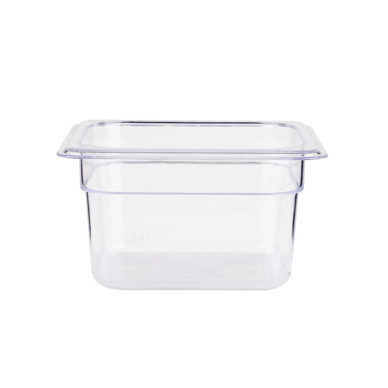 Jiwins PC Plastic Transparent GN 1/6-100 mm Clear
