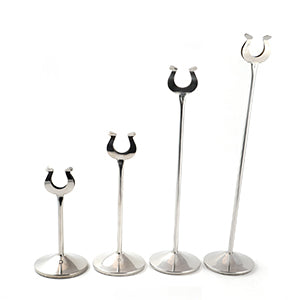 Stainless Steel Table Card Stand 6"