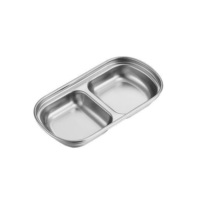 Stainless Steel Small Square Korean Style Plate