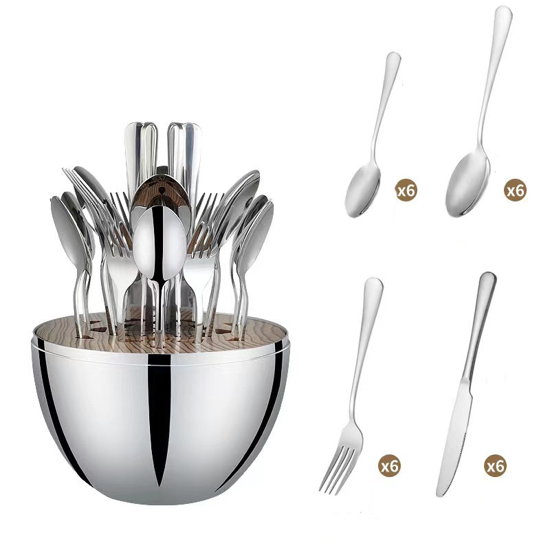 Stainless Steel Cutlery 24 Pieces Set