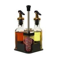 Glass Condiment 5 Pieces Set - Al Makaan Store