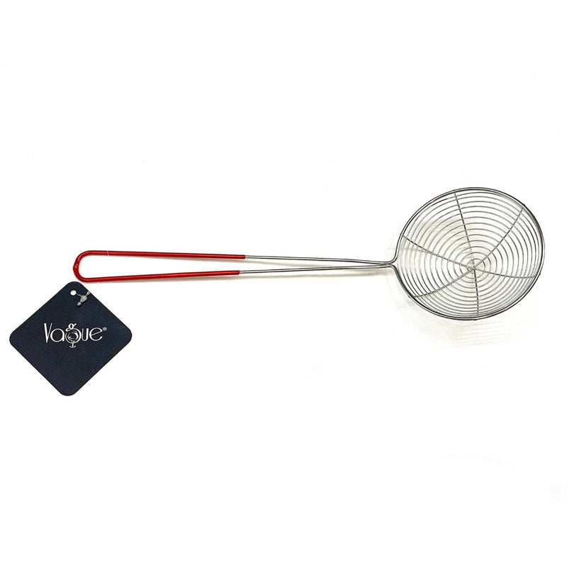 Stainless Steel Wire Skimmer with Red handle