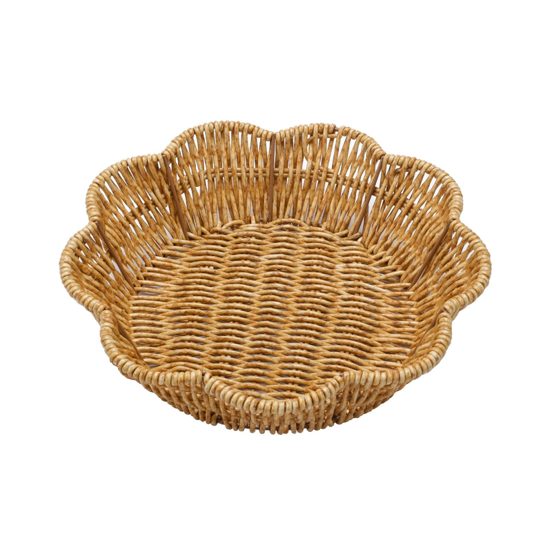 Vague Rattan Flower Basket 25*6.5 cm