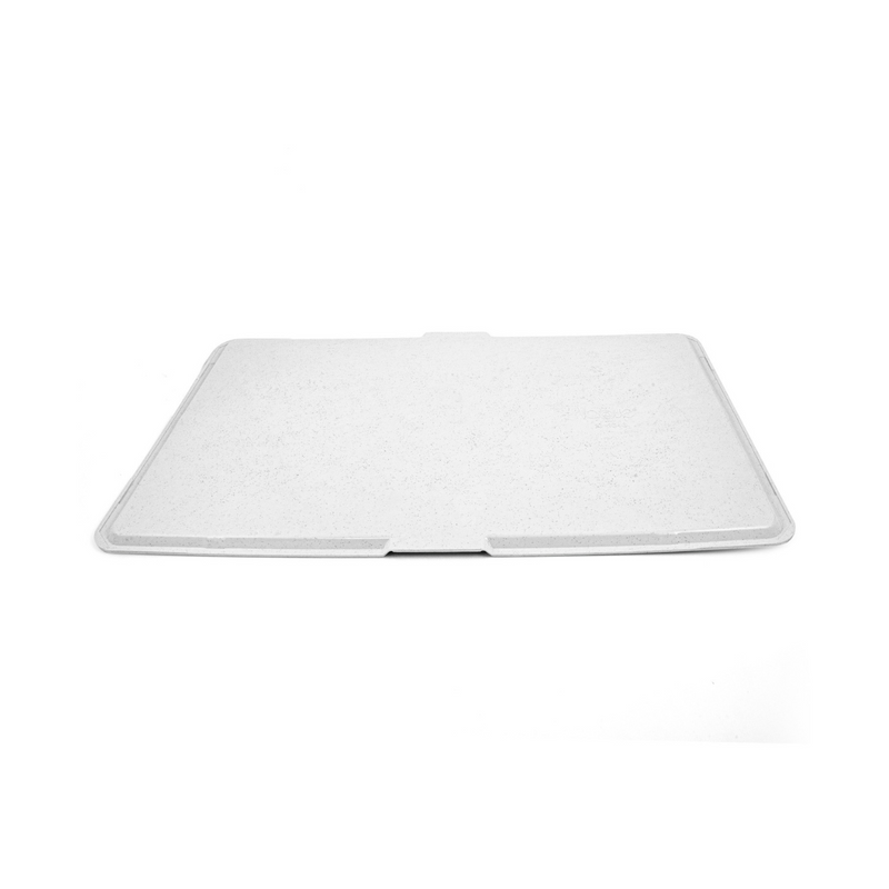 Grey Vague Fiber Plastic Hospital Serving Tray 53 cm x 32.5 cm