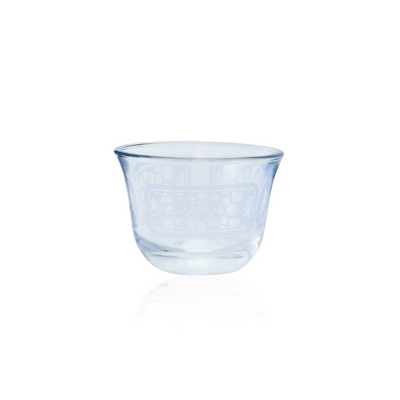 Dimlaj 6 Piece Taraf Glass Cawa Cup Set
