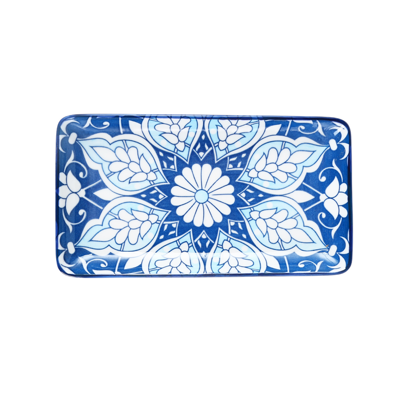 Che Brucia Mosaic Design Rectangular Plate