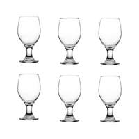 Deli Glass 6 Pieces Water Goblet 400 ml Set - Al Makaan Store