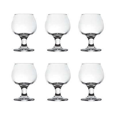 Deli Glass 6 Pieces Whiskey Glass 170 ml Set