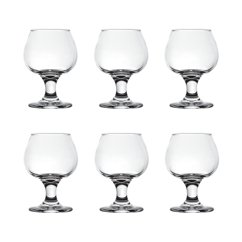 Deli Glass 6 Pieces Whiskey Glass 170 ml Set