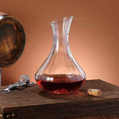 Deli Glass Wine Glass Decanter 1700 ml