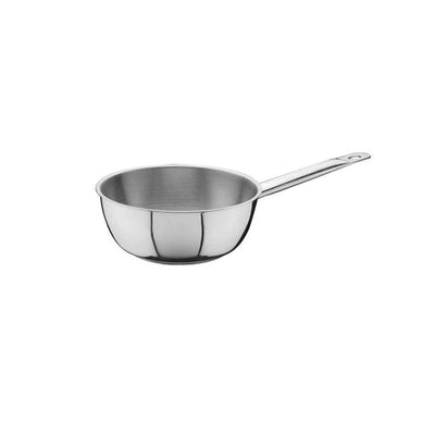 Ozti Stainless Steel Induction Sauteuse with rim
