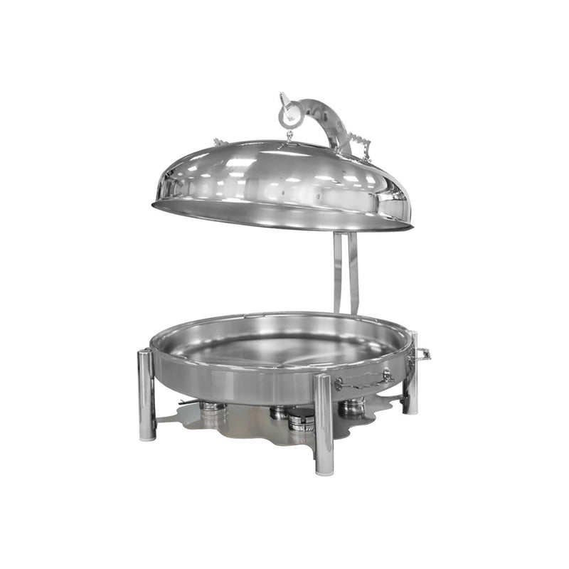Ozti Round Chafing Dish Silver Colour  with Hanger