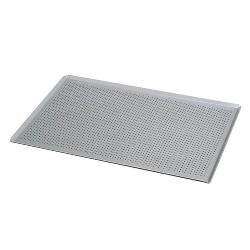 Ozti Aluminum Uncoated Perforated Baking Tray GN 1/1  - 40 cm x 60 cm x 2 mm