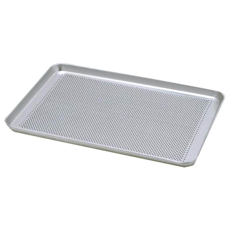 Ozti Aluminum Uncoated Press Formed Perforated Pan 40 cm x 60 cm x 1.5 mm