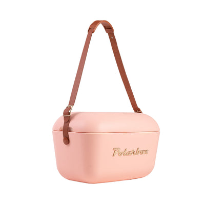 Polarbox 12L Classic Golden Cooler Box Coral - Al Makaan Store