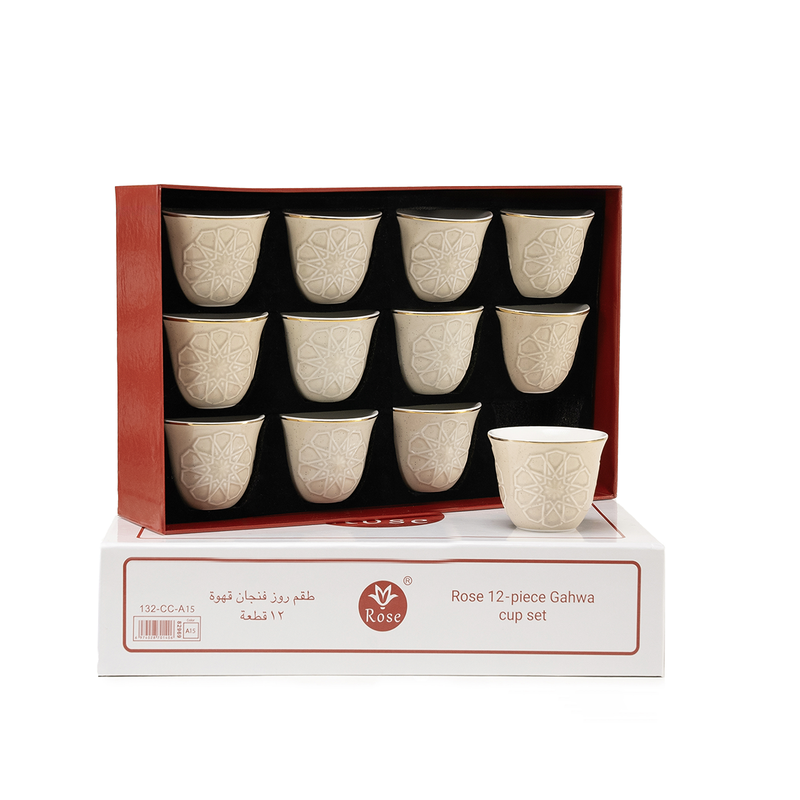Rose Thermos RS-132 Cawa Cup 12 Pieces Set