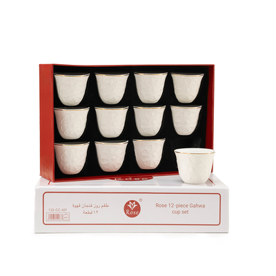 Rose Thermos RS-132 Cawa Cup 12 Pieces Set