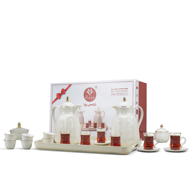 Rose Thermos RS-132 Complete Tea & Coffee Set with Vacuum Flask