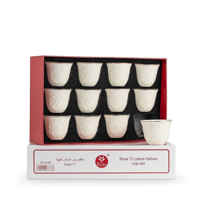 Rose Thermos RS-624 Cawa Cup 12 Pieces Set
