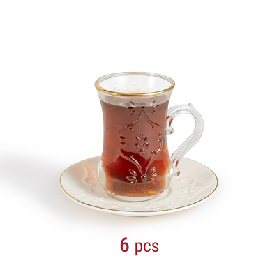 طقم شاي وقهوة مع دلة من ترامس روز