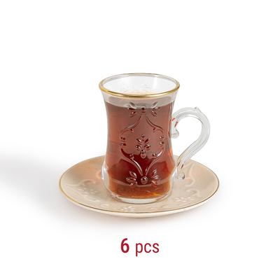 طقم شاي وقهوة مع دلة من ترامس روز