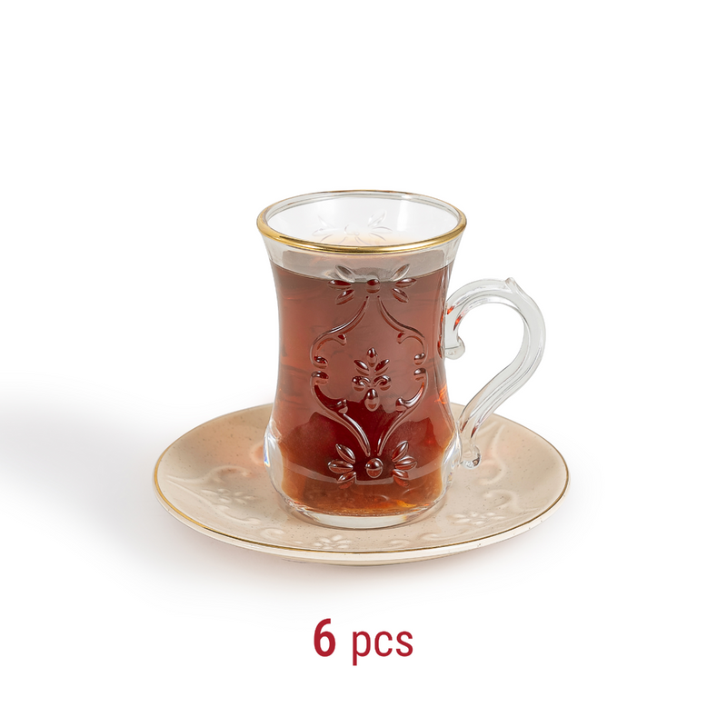 طقم شاي وقهوة مع دلة من ترامس روز