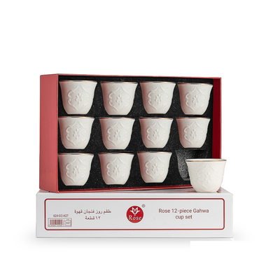 Rose Thermos RS-624 Cawa Cup 12 Pieces Set