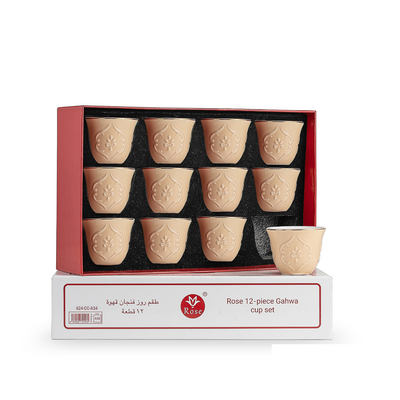 Rose Thermos RS-624 Cawa Cup 12 Pieces Set