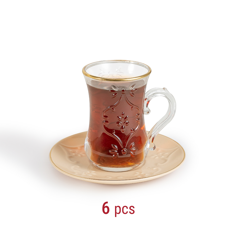 طقم شاي وقهوة مع دلة من ترامس روز