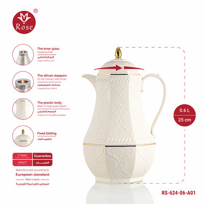 Rose Thermos RS-624 Tea Vacuum Flask