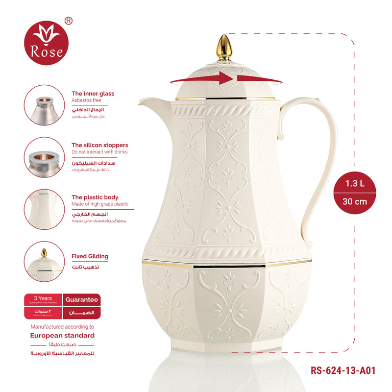 Rose Thermos RS-624 Tea Vacuum Flask